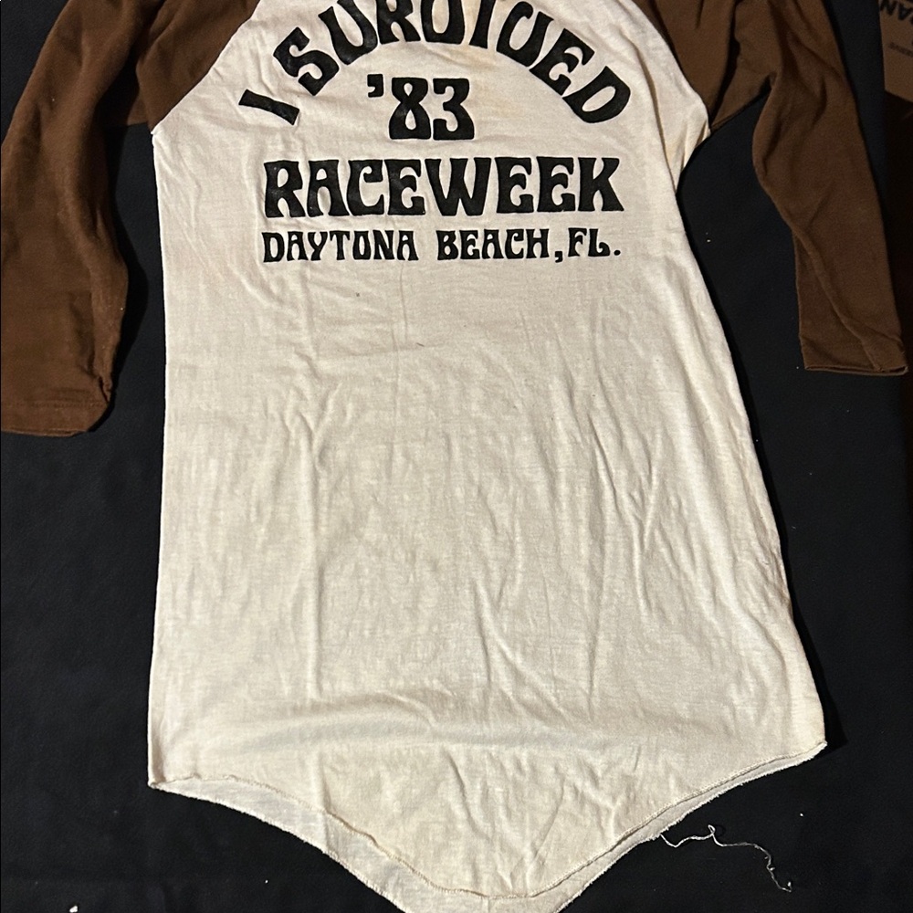 Vintage  1983 Daytona Raceweek long sleeve. Label states L however looks M.
